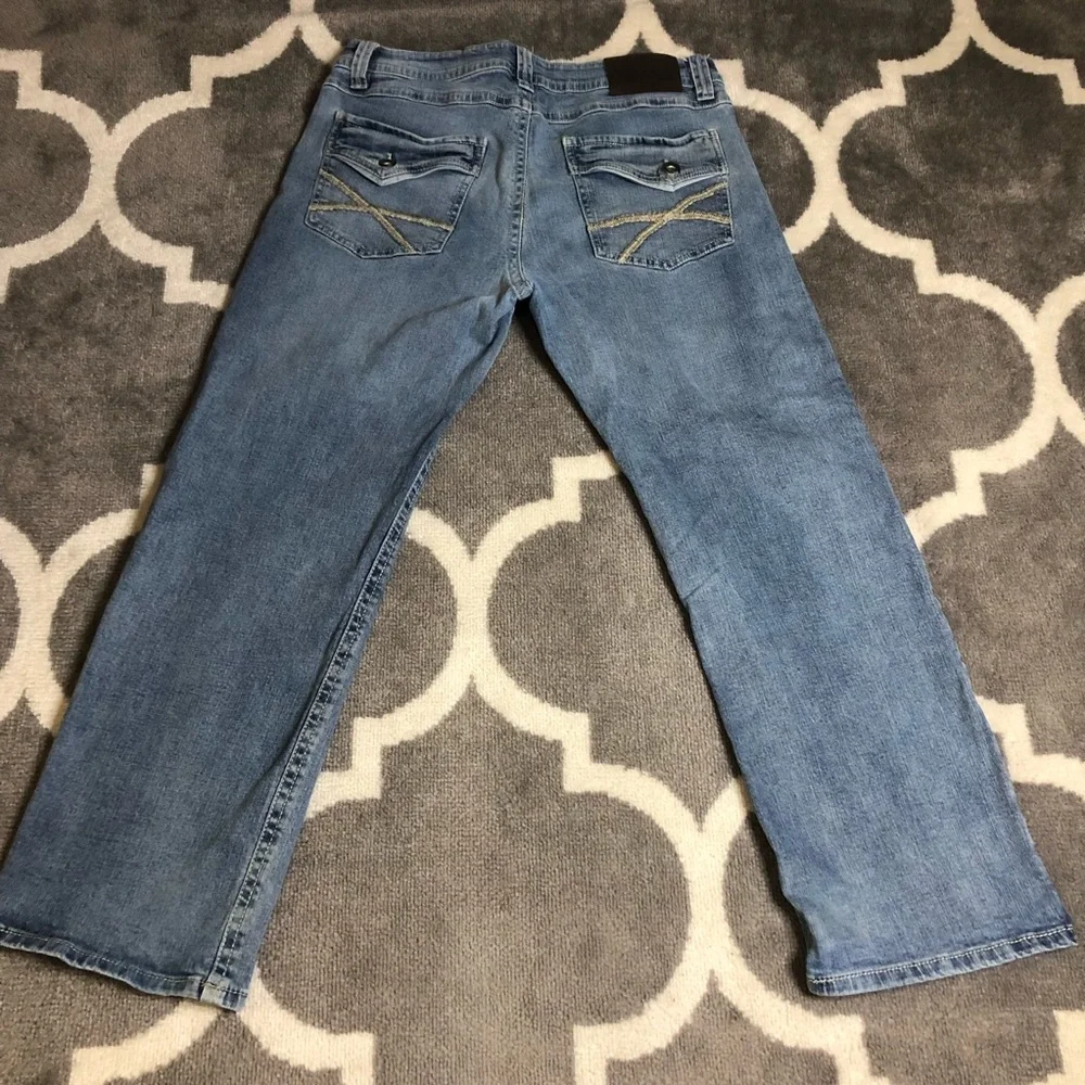 TK AXEL Jeans Mens Slim Boot 34 Denim Jeans Bootcut Blue Casual